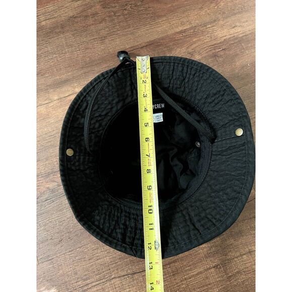 Black bucket hat, hunting hat, sun protection hat, Size XL, with adjustable cord - Picture 11 of 11